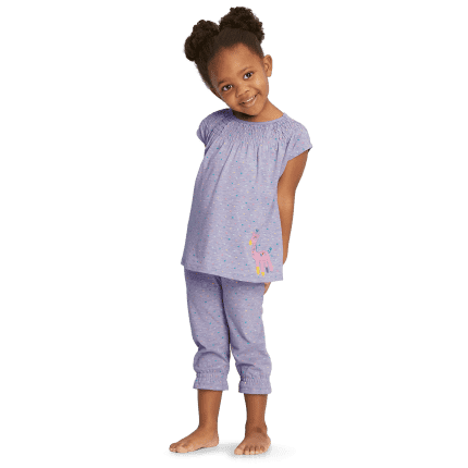 Cuddly Giraffe Pajamas for Little Girls American Girl