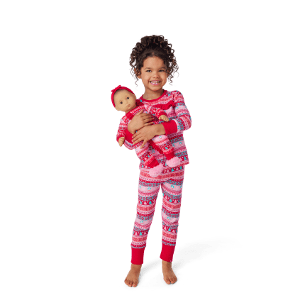 Berry Merry PJs for Little Girls Bitty Baby Dolls American Girl