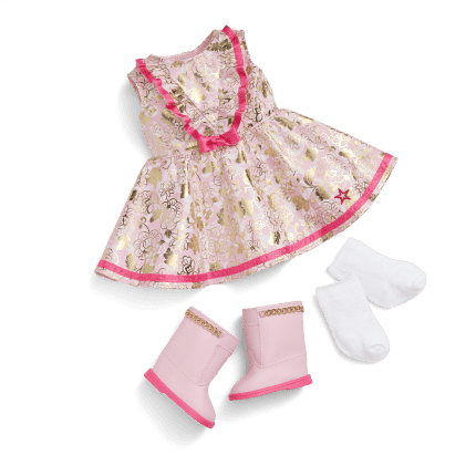 Floral Fashion Outfit for 18 inch Dolls American Girl