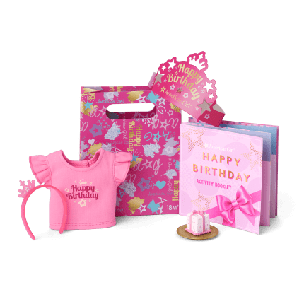 AG Happy Birthday Goody Bag Bundle for Little Girls American Girl