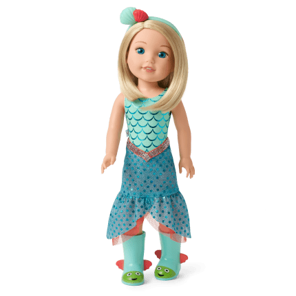 American girl welliewishers camille doll & accessory set best sale