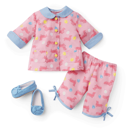 Maryellen’s™ Dachshund Pajamas for 18-inch Dolls