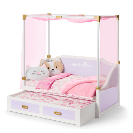 All Set for Sleepovers Canopy Bed for Dolls American Girl®