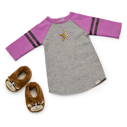 Nicki’s™ Skater Dreams Sleep Shirt for 18-inch Dolls (Historical Characters)