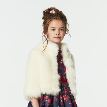 American Girl® x Janie and Jack Soft as Snow Fur Jacket for Girls