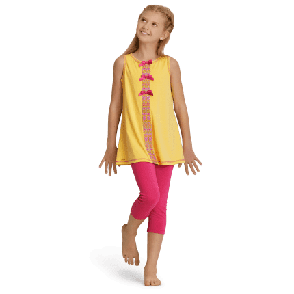 Flower Power Pajamas for Girls (Historical Characters)