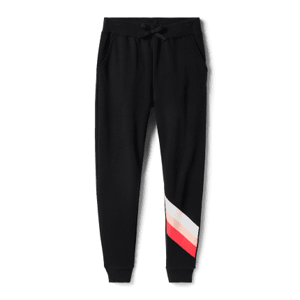 American Girl® x Janie and Jack: Maritza’s™ Black Striped Joggers for Girls