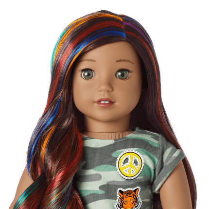 Truly Me 18 inch Doll 120 with wavy dark brown hair