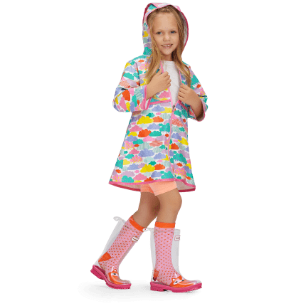 Rainy Day Raincoat for Little Girls