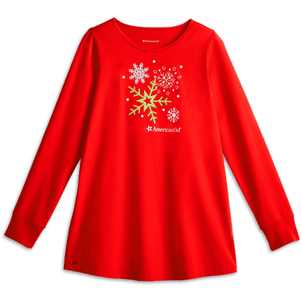 Holiday Dreams Pajama Top for Women