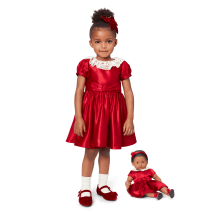 American girl red holiday dress on sale