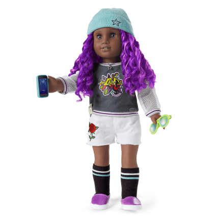 Truly Me™ Doll #91 in Girly Graffiti + Chic & Stylish Accessories