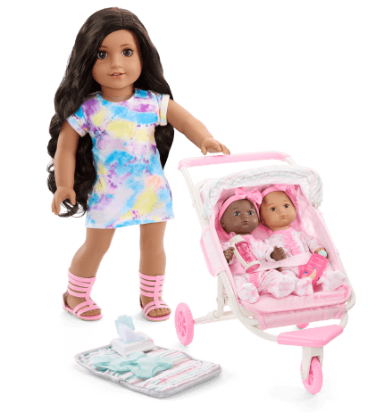 Barbie baby stroller set store