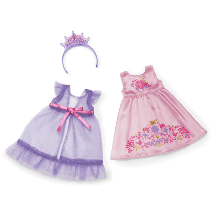 Royal Ruffles Nightie & Robe for WellieWishers™ Dolls