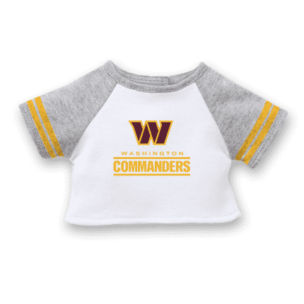 NFL Washington Commanders Fan Tee for Dolls American Girlยฎ