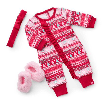 Berry Merry PJs for Bitty Baby Dolls American Girl