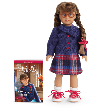 Molly Mini Doll Book American Girl