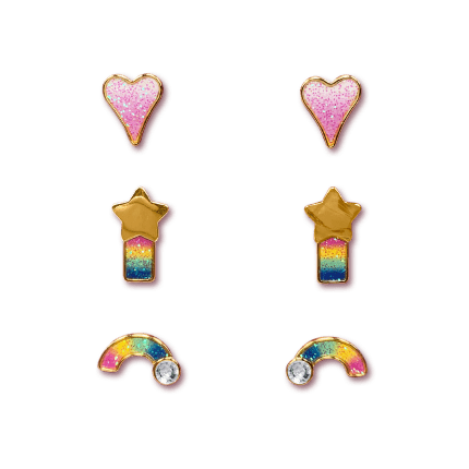 American Girl® x Stephanie Gottlieb Golden Glow Earring Set for 18-inch Dolls