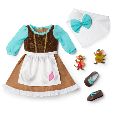 American Girl Disney Princess Cinderella Day Dress Friends Accessories for 18 inch Dolls