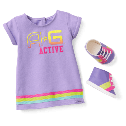 Show Your Sporty Side Outfit for 18-inch Dolls