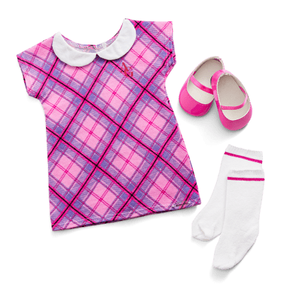 Plaid outfit set discount