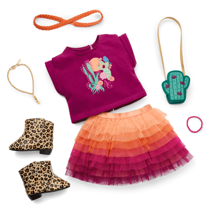 Fun in the Southwest Travel Outfit for 18-inch Dolls