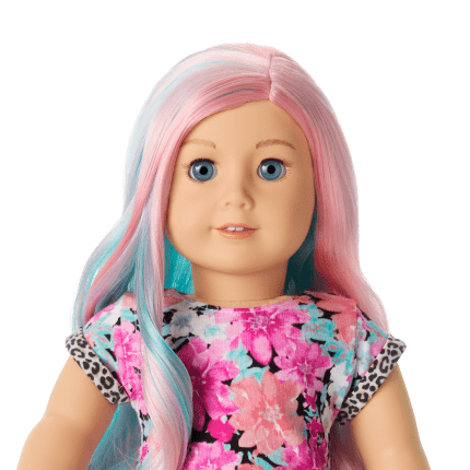 Truly Me 18 inch Doll 129 with pastel multicolor hair