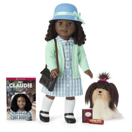 Claudie Wells™ 18-inch Doll, Book, Accessories & Dog (Historical Characters)