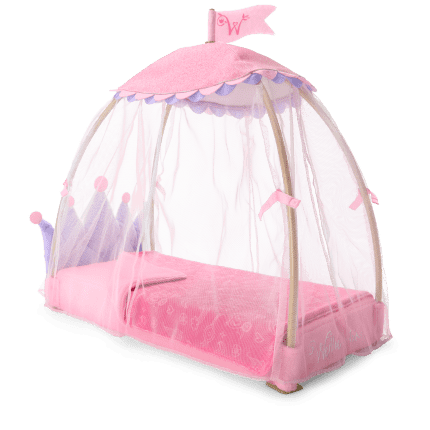 Royal Canopy Bed for WellieWishers™ Dolls