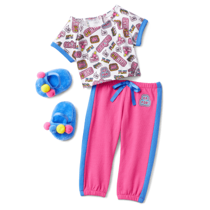 Talk All Night Pajamas for 18-inch Dolls