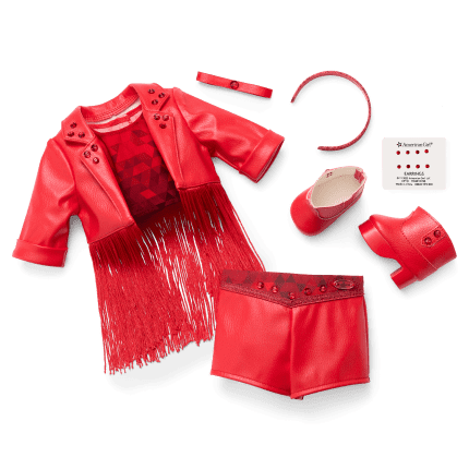 July Remarkable Ruby Outfit for 18-inch Dolls
