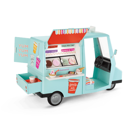Blue ice cream truck toy hot sale