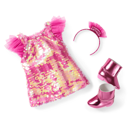 Happy Birthday to You Outfit for 18-inch Dolls