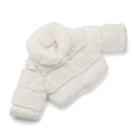 American Girl x Janie and Jack Winter White Jacket for Dolls