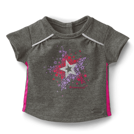 Star Bright Tee for 18-inch Dolls