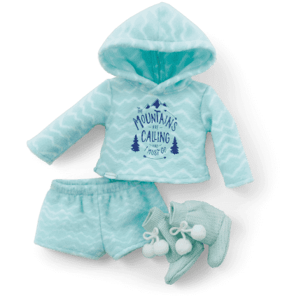 Corinne’s™ Powder Blue Pajamas for 18-inch Dolls