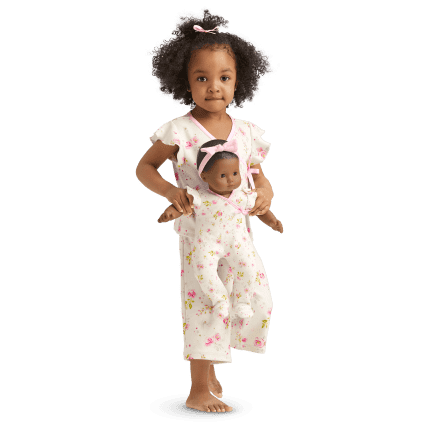 Beautiful Blooms Pajamas for Little Girls & Bitty Baby® Dolls