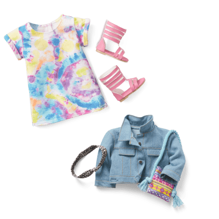 Show Your Artsy Side Outfit & Accessories for 18-inch Dolls