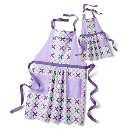 Star Baker Apron for Girls & 18-inch Dolls