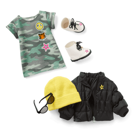 Show Your Strong Side Outfit & Accessories for 18-inch Dolls