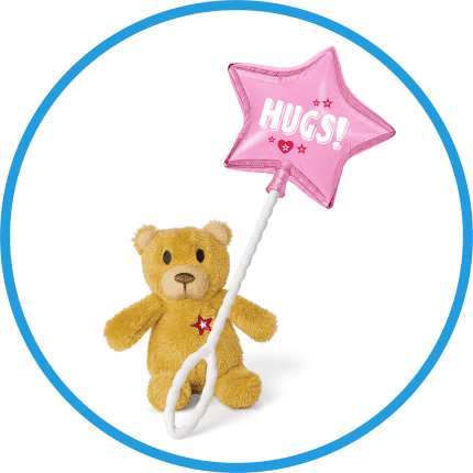 Hugs and Well Wishes Balloon & Bear for 18” Dolls