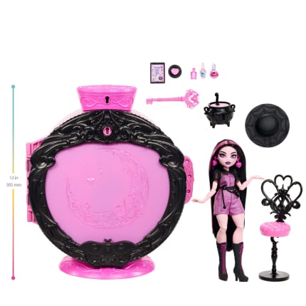 Monster High Potion Reveal Playset With Draculaura Doll & 9 Accessories, Secret Code Unboxing - Imagen 1 de 6