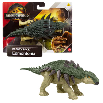 Jurassic World Rebirth Frenzy Pack Dinosaur Action Figure Toys, Posable, Physical & Digital Play - Image 1 of 11