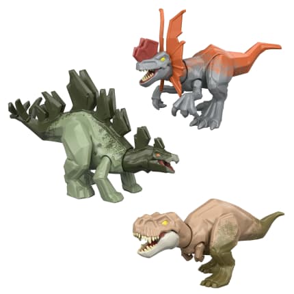 Jurassic World Mayhem Mix-Ups Figures, Minimum 10 Body Pieces Per Pack, 2 Looks in 1 - Imagen 1 de 6