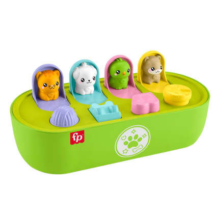 Fisher-Price Fp Pets Pop-Up-Aktivitätsspielzeug Für Feinmotorik, Entwicklungsförderndes Spiel Für Babys - Bild 1 von 6