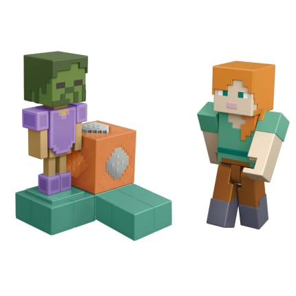 Minecraft Redstone Charged Animated Armor Stand Set, 1 3.25-Inch Scale Action Figure, 1 Mechanism & 1 Accessory - Imagen 1 de 6