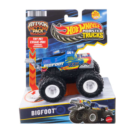 Hot Wheels Monster Trucks Attack Pack Fahrzeug Mit Spezieller Action (Stile Können Abweichen) - Image 1 of 