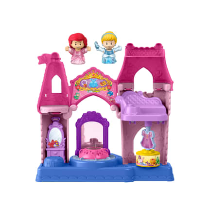 Fisher-Price Little People Disney Prinses Schitter En Glans Jurkenwinkel Speelset Voor Peuters Met 2 Figuren - Image 1 of 6