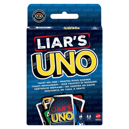 UNO Liar's Jeu De Cartes Pour Adultes, Enfants, Familles, Fêtes Et Soirées Jeux, Jeu D’Astuce Et De Bluff - Image 1 of 6