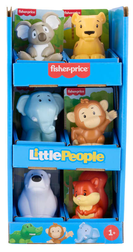 Fisher-Price Little People Sammlung Von Tierfiguren Für Kleinkinder, Stil Kann Abweichen - Image 1 of 